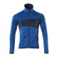 Mascot Accelerate 18103 Fleece Jumper With Zipper Azure Blue Dark Navy