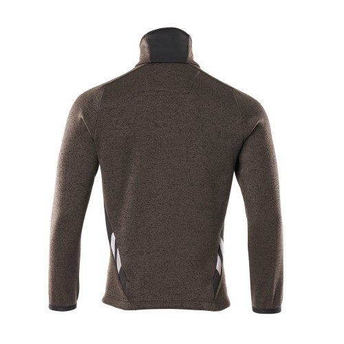 Mascot Accelerate 18105 Knitted Jumper With Zipper Dark Anthracite Black