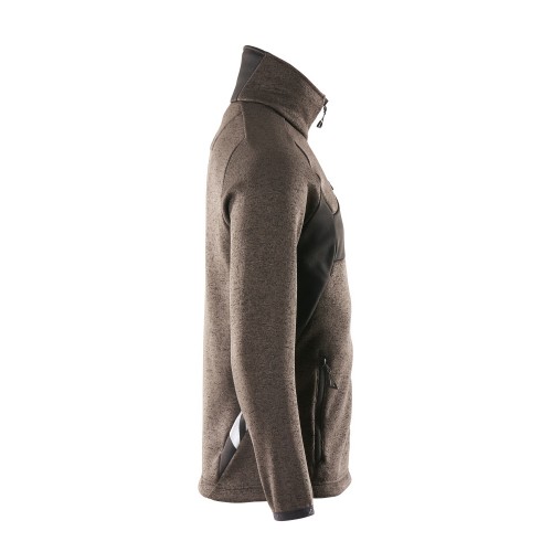 Mascot Accelerate 18105 Knitted Jumper With Zipper Dark Anthracite Black