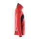 Mascot Accelerate 18105 Knitted Jumper With Zipper Traffic Red Black
