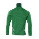 Mascot Accelerate 18105 Knitted Jumper With Zipper Grass Green