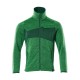Mascot Accelerate 18105 Knitted Jumper With Zipper Grass Green