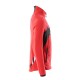 Mascot Accelerate 18303 Fleece Jacket Traffic Red Black