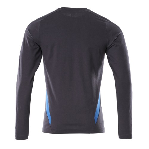 Mascot Accelerate 18381 T-shirt Long-sleeved Dark Navy Azure Blue