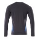 Mascot Accelerate 18381 T-shirt Long-sleeved Dark Navy Azure Blue
