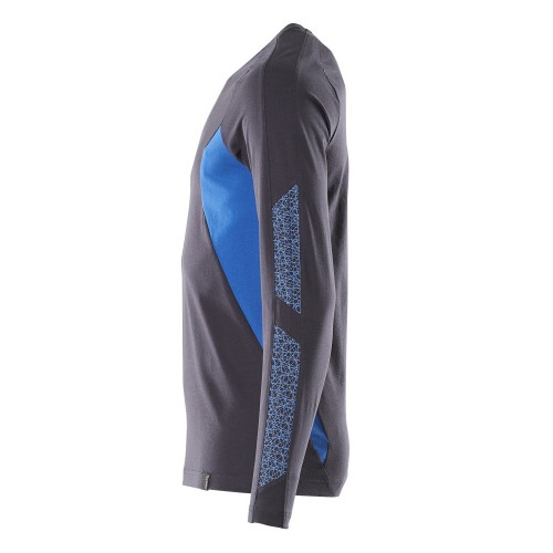 Mascot Accelerate 18381 T-shirt Long-sleeved Dark Navy Azure Blue