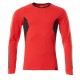 Mascot Accelerate 18381 T-shirt Long-sleeved Traffic Red Black