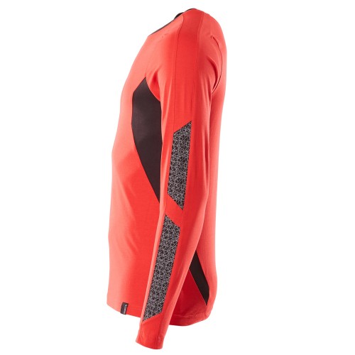 Mascot Accelerate 18381 T-shirt Long-sleeved Traffic Red Black
