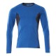 Mascot Accelerate 18381 T-shirt Long-sleeved Azure Blue Dark Navy