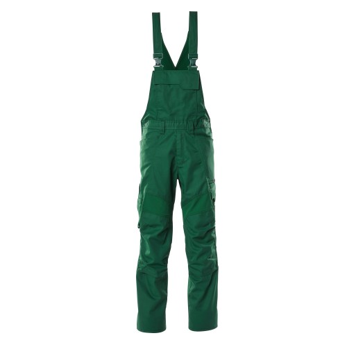 Mascot Accelerate 18569 Bib & Brace With Kneepad Pockets - Green