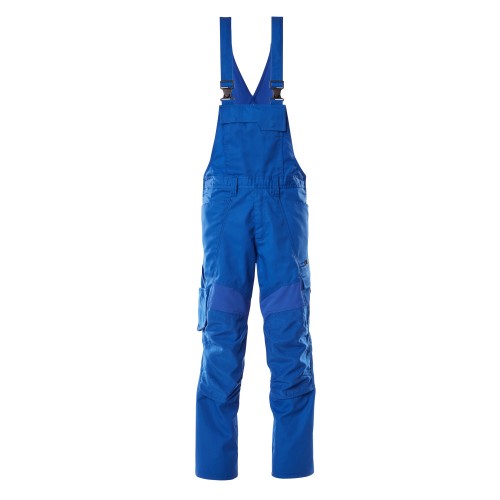 Mascot Accelerate 18569 Bib & Brace With Kneepad Pockets - Azure Blue