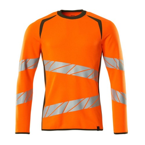 Mascot Accelerate 19084 Sweatshirt Hi-Vis Orange Moss Green
