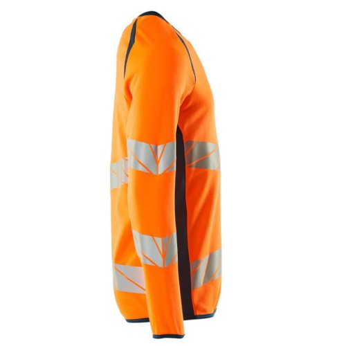 Mascot Accelerate 19084 Sweatshirt Hi-Vis Orange Dark Petroleum