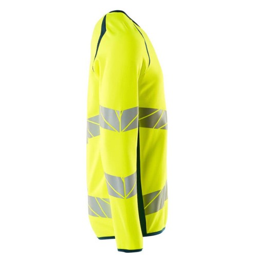 Mascot Accelerate 19084 Sweatshirt Hi-Vis Yellow Dark Petroleum