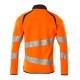Mascot Accelerate 19184 Sweatshirt With Zipper Hi-Vis Orange Dark Navy