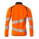 Mascot Accelerate 19184 Sweatshirt With Zipper Hi-Vis Orange Dark Anthracite