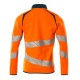 Mascot Accelerate 19184 Sweatshirt With Zipper Hi-Vis Orange Dark Petroleum