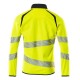 Mascot Accelerate 19184 Sweatshirt With Zipper Hi-Vis Yellow Dark Navy