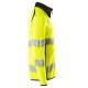 Mascot Accelerate 19184 Sweatshirt With Zipper Hi-Vis Yellow Black