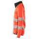 Mascot Accelerate 19184 Sweatshirt With Zipper Hi-Vis Red Dark Navy