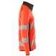 Mascot Accelerate 19184 Sweatshirt With Zipper Hi-Vis Red Dark Anthracite