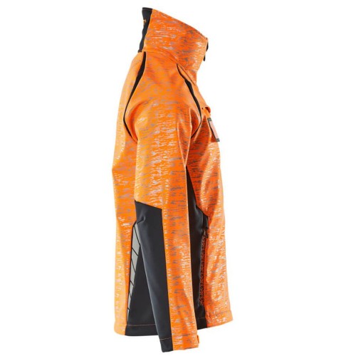 Mascot Accelerate 19202 Softshell Jacket Hi-Vis Orange Dark Navy
