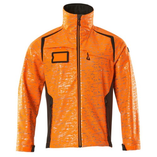 Mascot Accelerate 19202 Softshell Jacket Hi-Vis Orange Dark Anthracite