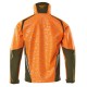 Mascot Accelerate 19202 Softshell Jacket Hi-Vis Orange Moss Green