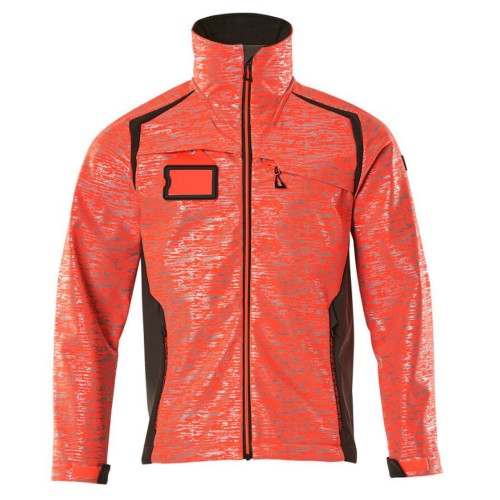 Mascot Accelerate 19202 Softshell Jacket Hi-Vis Red Dark Anthracite