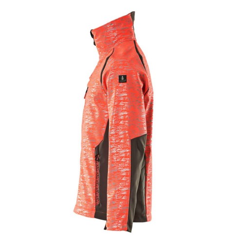 Mascot Accelerate 19202 Softshell Jacket Hi-Vis Red Dark Anthracite