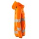 Mascot Accelerate 19284 Hoodie With Zipper Hi-Vis Orange Black