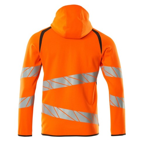 Mascot Accelerate 19284 Hoodie With Zipper Hi-Vis Orange Dark Anthracite