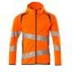 Mascot Accelerate 19284 Hoodie With Zipper Hi-Vis Orange Dark Anthracite