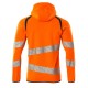 Mascot Accelerate 19284 Hoodie With Zipper Hi-Vis Orange Dark Petroleum