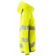 Mascot Accelerate 19284 Hoodie With Zipper Hi-Vis Yellow Dark Navy