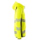 Mascot Accelerate 19284 Hoodie With Zipper Hi-Vis Yellow Black