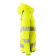 Mascot Accelerate 19284 Hoodie With Zipper Hi-Vis Yellow Dark Petroleum