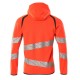 Mascot Accelerate 19284 Hoodie With Zipper Hi-Vis Red Dark Anthracite