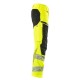 Mascot Accelerate 19479 Trousers with Kneepad Pockets Hi-Vis Yellow Black