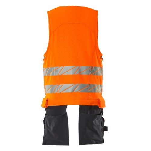 Mascot Accelerate 19589 Tool Vest Hi-Vis Orange Dark Navy