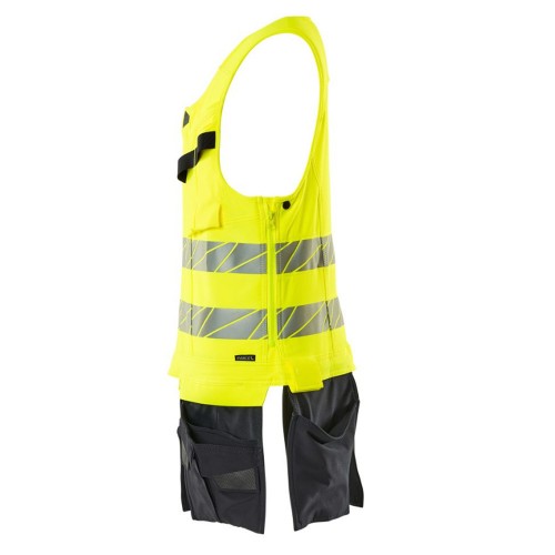 Mascot Accelerate 19589 Tool Vest Hi-Vis Yellow Dark Navy
