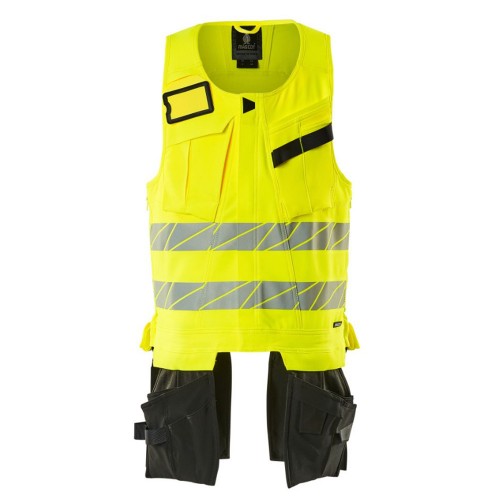 Mascot Accelerate 19589 Tool Vest Hi-Vis Yellow Dark Black