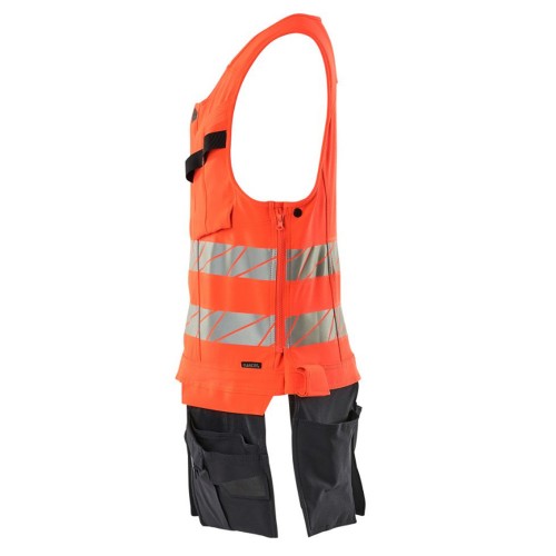 Mascot Accelerate 19589 Tool Vest Hi-Vis Red Dark Navy