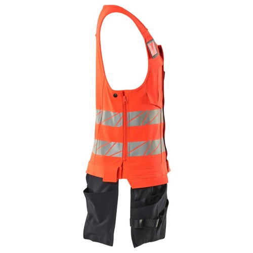 Mascot Accelerate 19589 Tool Vest Hi-Vis Red Dark Navy