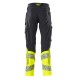 Mascot Accelerate 19879 Trousers With Kneepad Pockets Dark Navy Hi-Vis Yellow