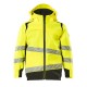 Mascot Accelerate 19901 Shell Jacket For Children Hi-Vis Yellow Black