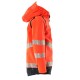 Mascot Accelerate 19901 Shell Jacket For Children Hi-Vis Red Dark Navy
