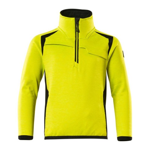 Mascot Accelerate 19903 Fleece Jumper For Children Hi-Vis Yellow Black