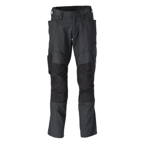 Mascot Accelerate 20679 Trousers with Kneepad Pockets Black