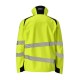 Mascot Accelerate 21002 Hi-Vis Yellow / Dark Navy Softshell Jacket 